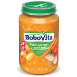 BoboVita Lunch, groentebouquet met kip, na 8 maanden, 190 g