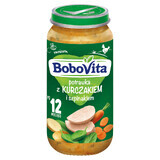 BoboVita Diner, kip en spinazieschotel, na 12 maanden, 250 g