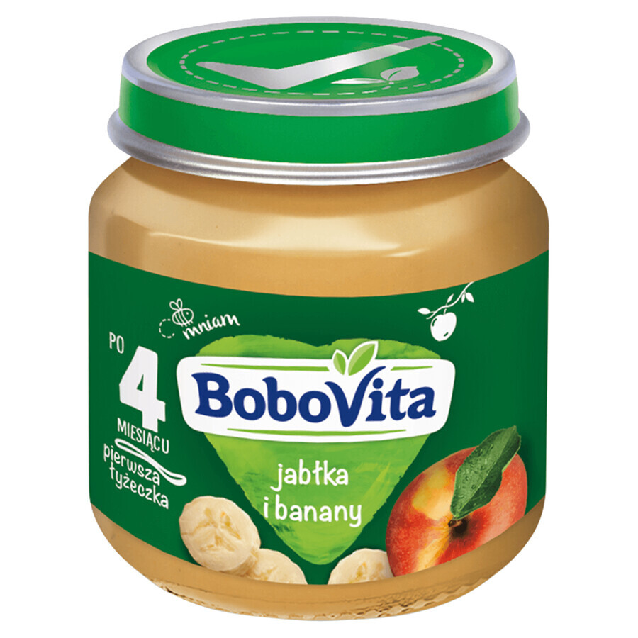 BoboVita Dessert, appel en banaan, na 4 maanden, 125 g