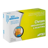 Apteo organic chromium with niacin, 100 tablets