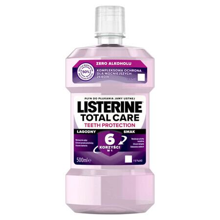 Listerine Total Care Zero, bain de bouche, 500 ml