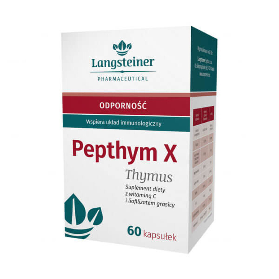 Langsteiner Pepthym X Thymus, 60 gélules