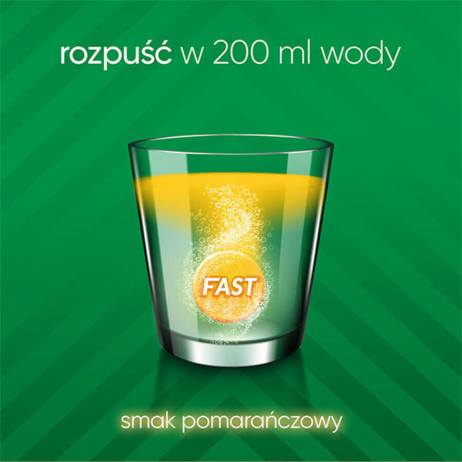 Vigor Up ! Fast, goût orange, 20 comprimés effervescents