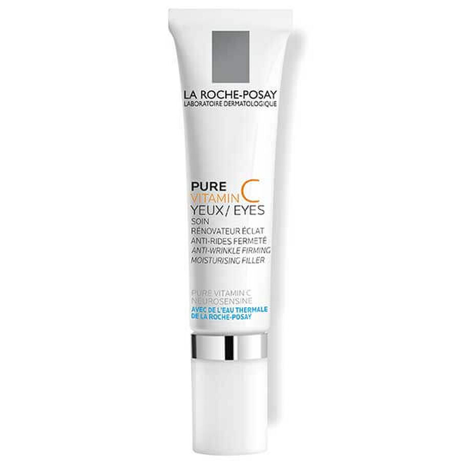 La Roche-Posay Pure Vitamine C Eyes, soin anti-rides hydratant et raffermissant intensif, 15 ml