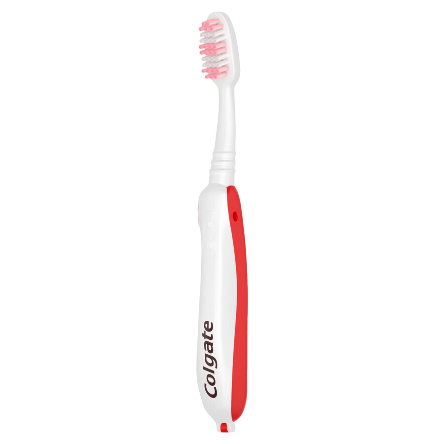 Colgate Portable/Travel, brosse à dents pliable de voyage, souple, 1 pièce