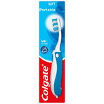 Colgate Portable/Travel, brosse à dents pliable de voyage, souple, 1 pièce