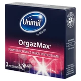 Unimil OrgazMax, preservativos con maxi-tachuelas, 3 piezas