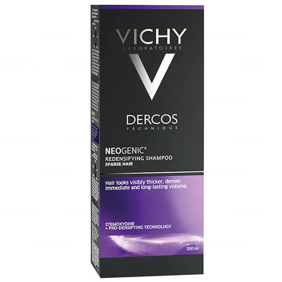 Vichy Dercos Neogenic, Shampoo zur Wiederherstellung der Haardichte, 200 ml