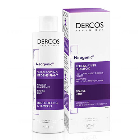 Vichy Dercos Neogenic, Shampoo zur Wiederherstellung der Haardichte, 200 ml