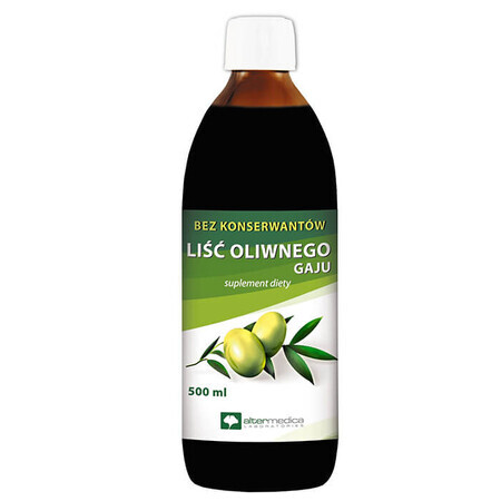 Alter Medica Feuilles d'olivier, jus, 500 ml