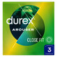 Durex Arouser, pr&#233;servatifs nervur&#233;s, 3 pi&#232;ces