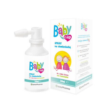 Babycap, spray contre les croûtes de lait, dès le premier jour de vie, 30 ml