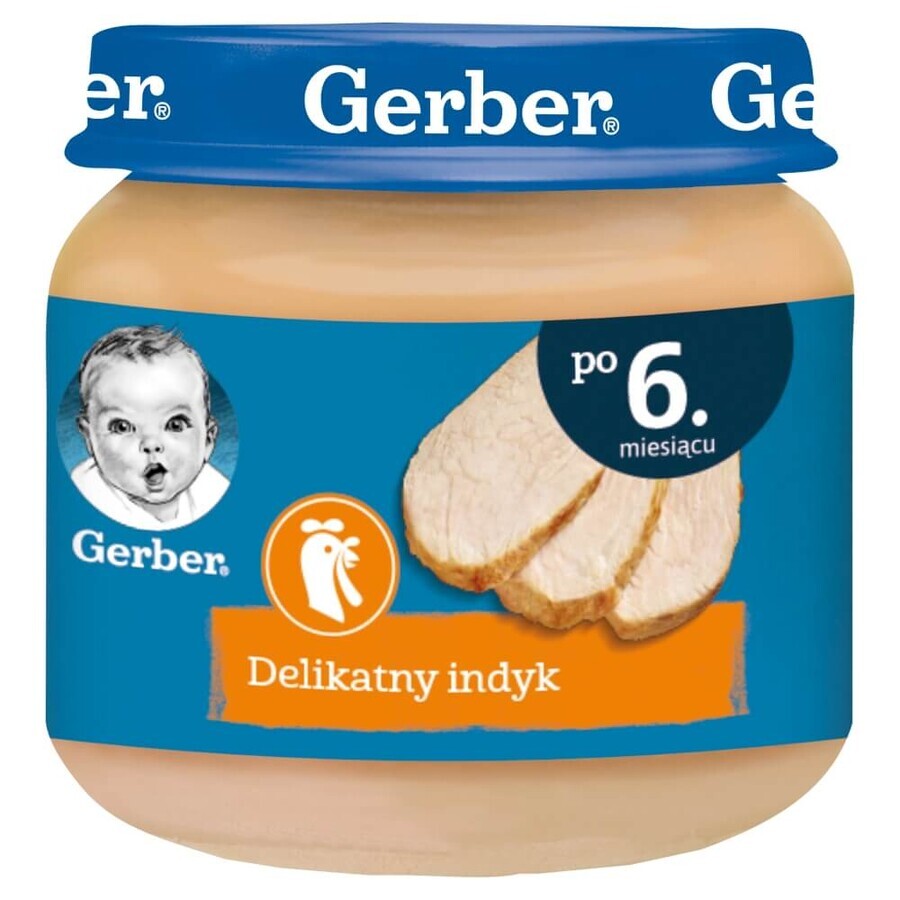 Gerber Lunch, dinde tendre, après 6 mois, 80 g