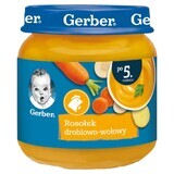 Gerber Soup, chicken and beef broth, after 5 months, 125 g