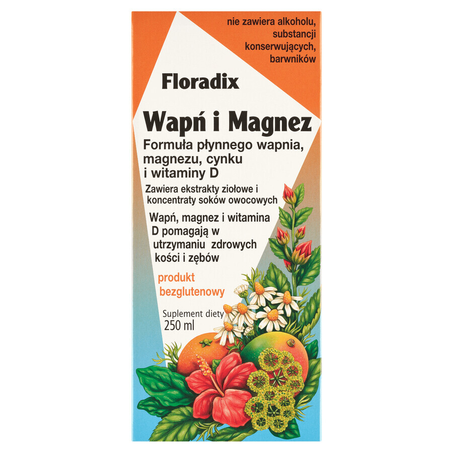 Floradix Calcium and magnesium, 250 ml