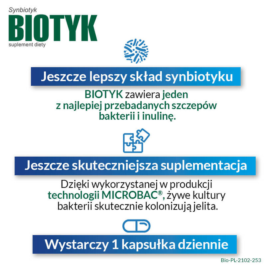 Biotics, 30 cápsulas