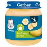 Gerber, Dessert, delicate banana, after 4 months, 125 g