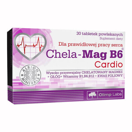 Olimp Chela-Mag B6 Cardio, 30 comprimés