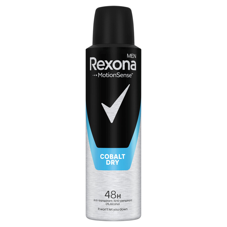 Rexona Men, spray antitranspirant, Cobalt, 150 ml