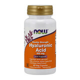 Now Foods Hyaluronic Acid 100mg, acide hyaluronique, 60 gélules