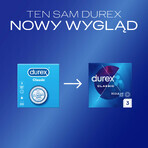 Durex Classic, préservatifs classiques lisses, 3 pièces