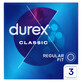 Durex Classic, pr&#233;servatifs classiques lisses, 3 pi&#232;ces