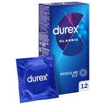 Durex Classic, préservatifs classiques lisses, 12 pièces