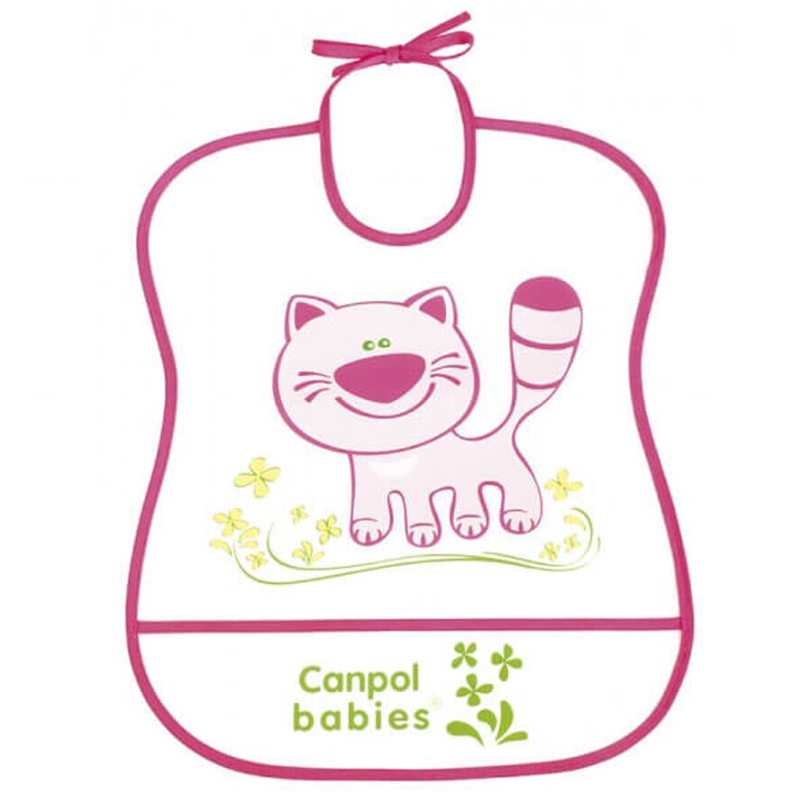 Canpol Babies, bavoir en plastique, doux, 2/ 919, 1 pièce