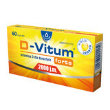 D-Vitum Forte 2000 UI, 60 gélules