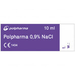 Polpharma 0,9% NaCl, solution de chlorure de sodium, 10 ml x 100 ampoules