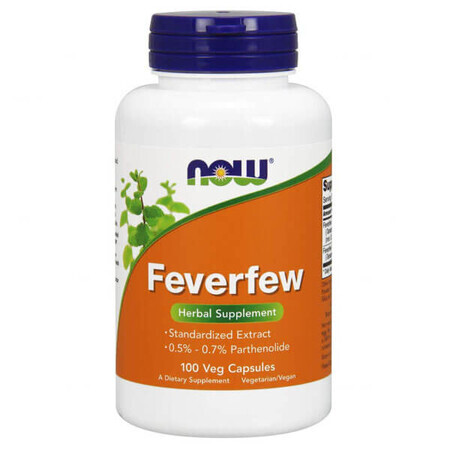 Now Foods Feverfew, Guimauve, 100 gélules végétales