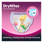 Huggies DryNites Girls, culotte de nuit, pour filles, 4-7 ans, 17-30 kg, 10 pièces