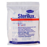 Sterilux, sterile gauze pads, 17 threads, 8 layers, 10 cm x 10 cm, 3 pcs.