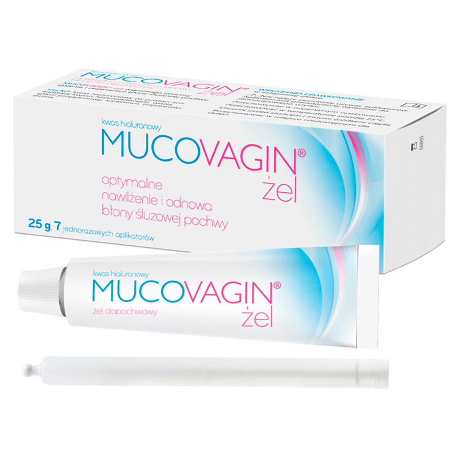 Mucovagin, vaginal gel, 25 g + 7 applicators