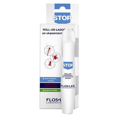 Flos-Lek Stop, roll-on apaisant après les piqûres d'insectes, 15 ml