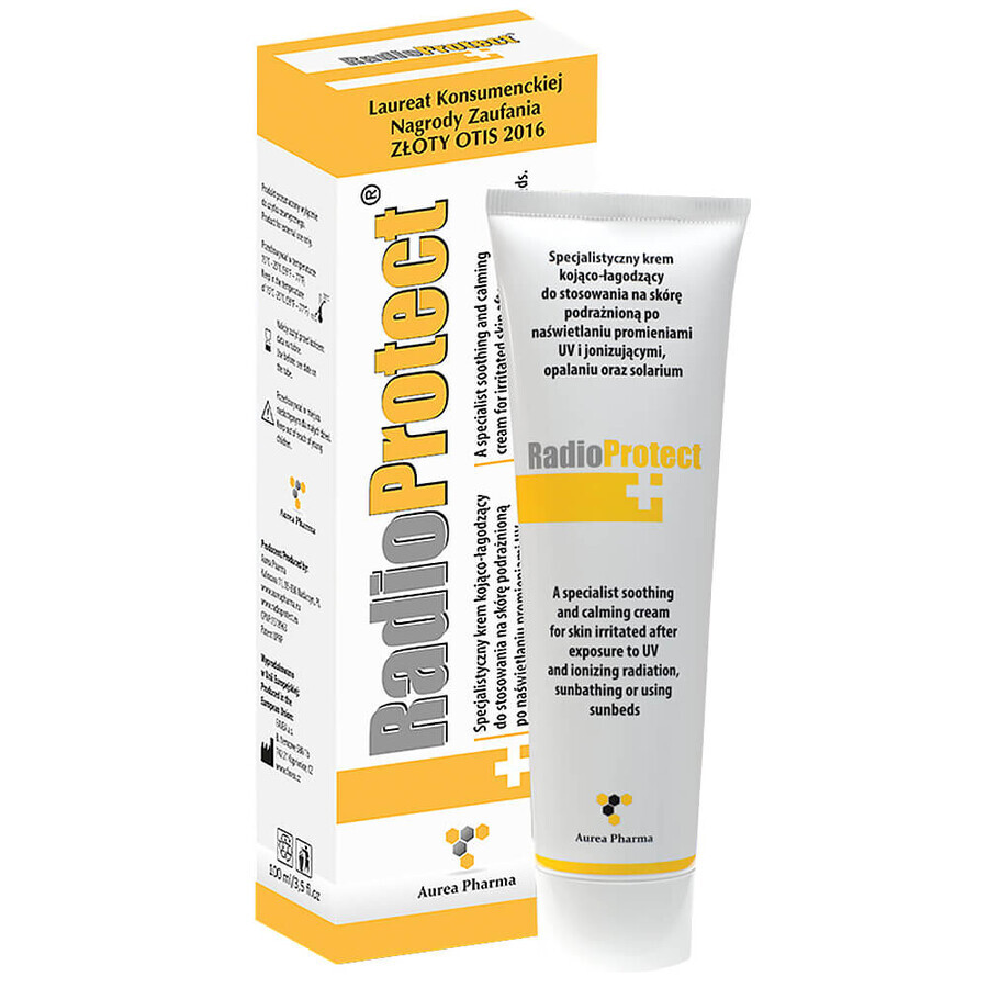 RadioProtect, special soothing cream for the skin after radiotherapy, sunbathing and tanning, 100 ml