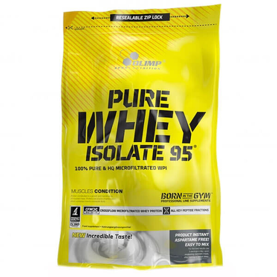 Olimp Pure Whey Isolate 95, chocolate flavor, 600 g