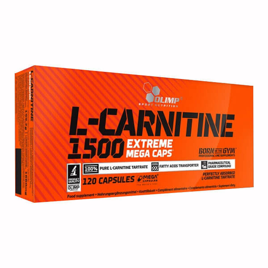 Olimp L-Carnitine 1500 Extreme Mega Caps, 120 gélules