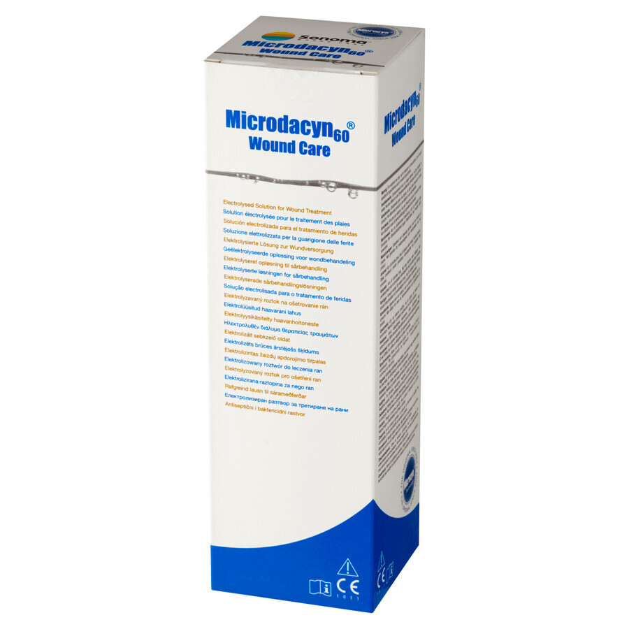 Microdacyn 60 Wound Care, elektrolytische Wundpflege-Lösung, 500 ml