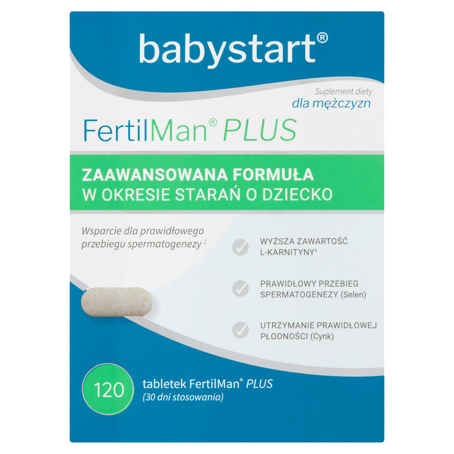 Babystart FertilMan Plus, 120 comprimés