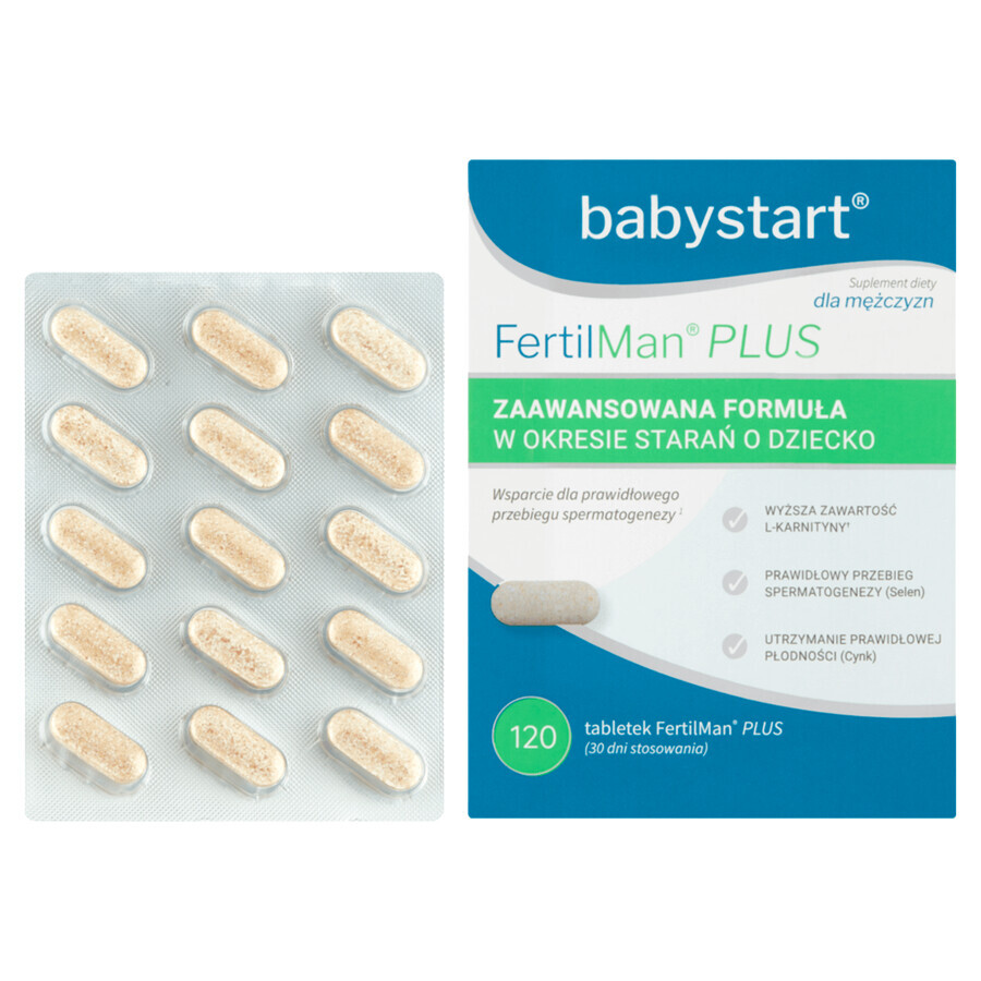 Babystart FertilMan Plus, 120 comprimés