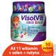 VisolVit Junior, gel&#233;e, go&#251;t fruits, 50 pi&#232;ces