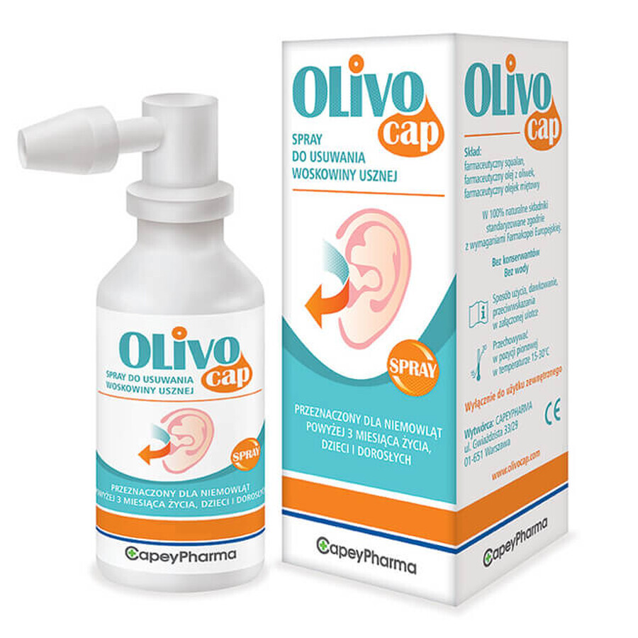 Olivocap, spray per la rimozione del cerume, 40 ml