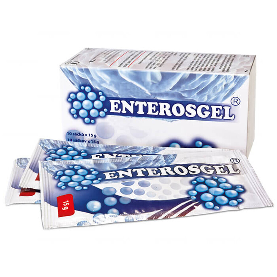 Enterosgel, Suspension zum Einnehmen, 15 g x 10 Beutel