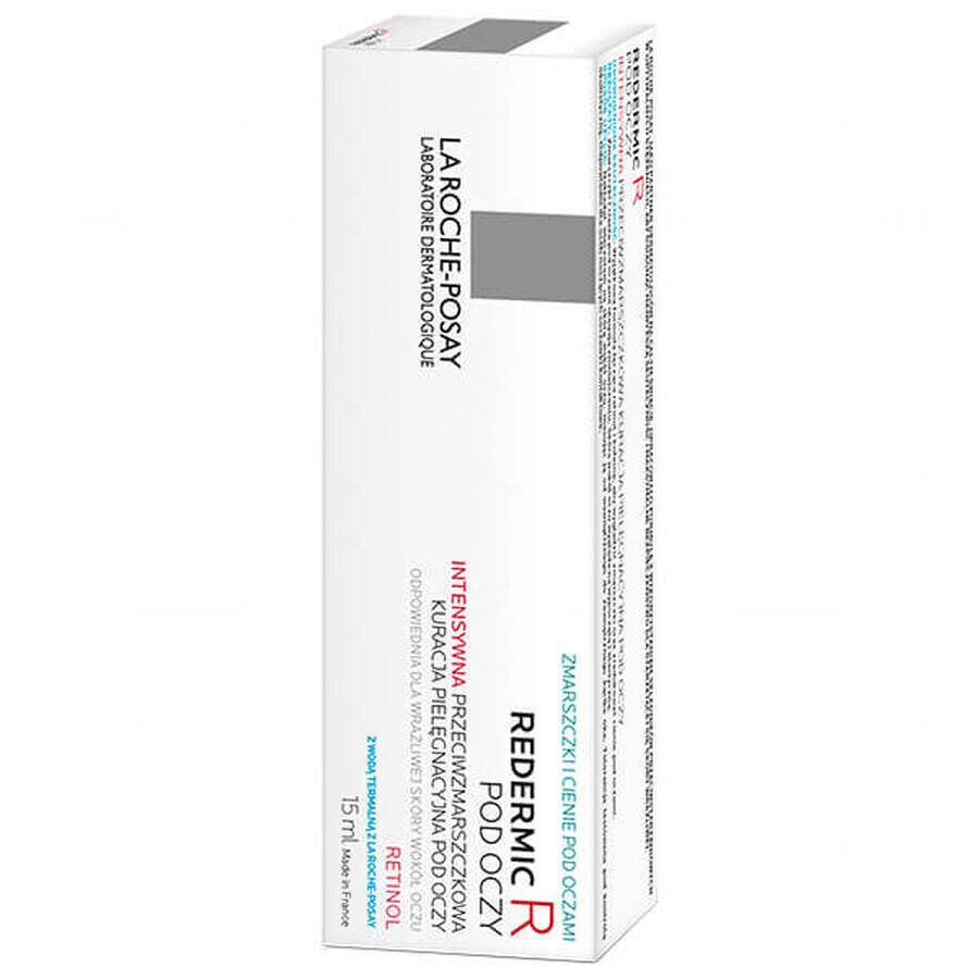 La Roche-Posay Redermic [R], soin intensif anti-rides pour les yeux, 15 ml