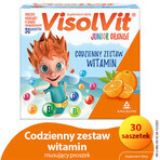 VisolVit Junior Orange, effervescent powder, orange flavor, 30 sachets