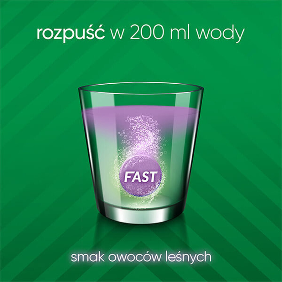 Vigor Up! Fast, berry flavor, 20 effervescent tablets