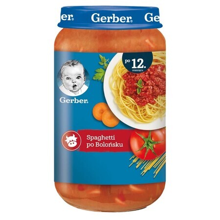 Gerber Junior Dinner, Spaghetti Bolognese, after 12 months, 250 g