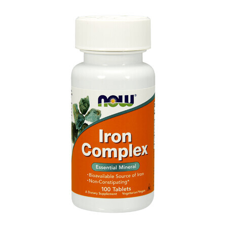 Now Foods IJzercomplex, 100 tabletten