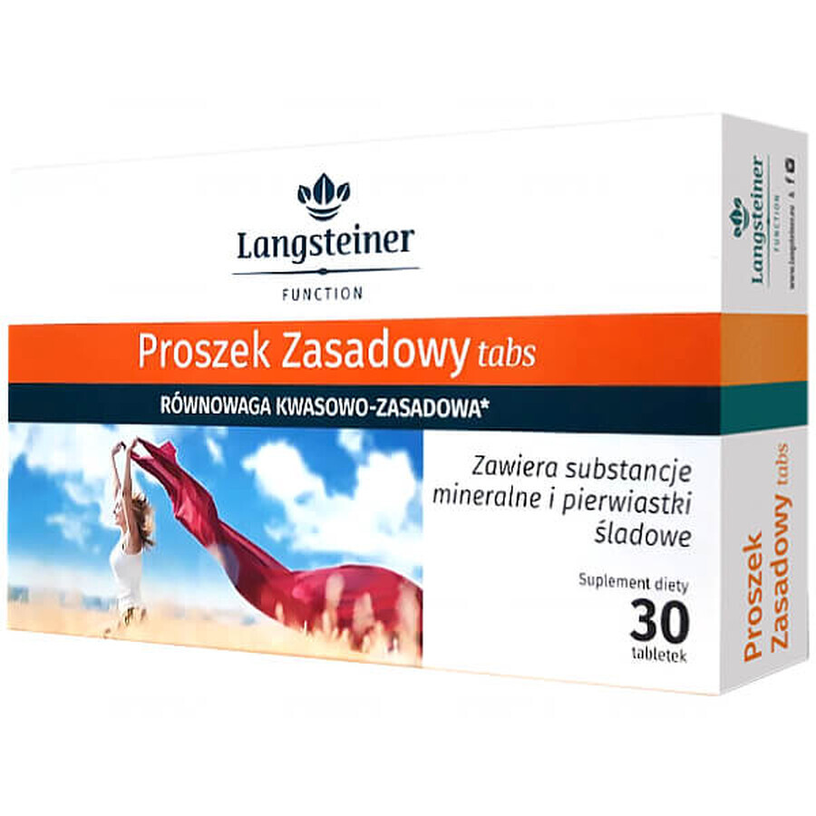 Langsteiner Alkaline Powder Tabs, 30 tablets